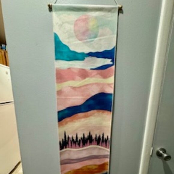 Wall Hanging Nature Landscape Tapestry - Picture 5 of 5